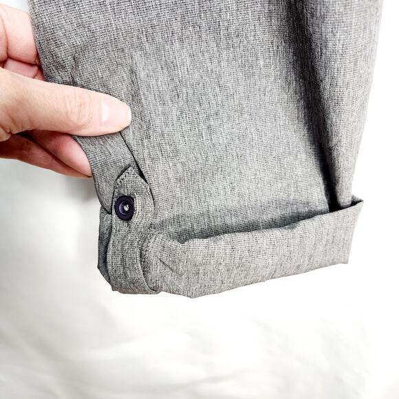 Huk Journey Gray Performance Quick-Drying Women's Cuffed Pants Size M  New - Picture 10 of 14